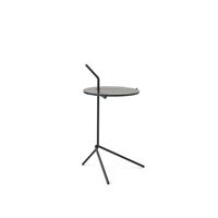 Halten SH9 Sidebord Røget Glas/Varm Sort