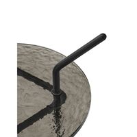 Halten SH9 Sidebord Røget Glas/Varm Sort