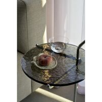 Halten SH9 Sidebord Røget Glas/Varm Sort