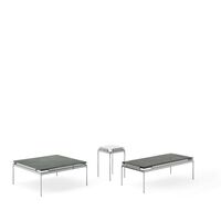 Set LN12 Coffee Table Verde Guatemala/Dark Chrome
