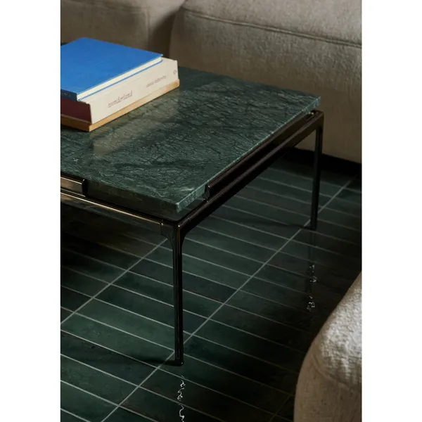 Set LN12 Coffee Table Verde Guatemala/Dark Chrome