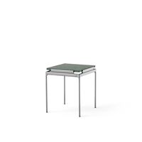Set LN11 Side Table Verde Guatemala/Dark Chrome