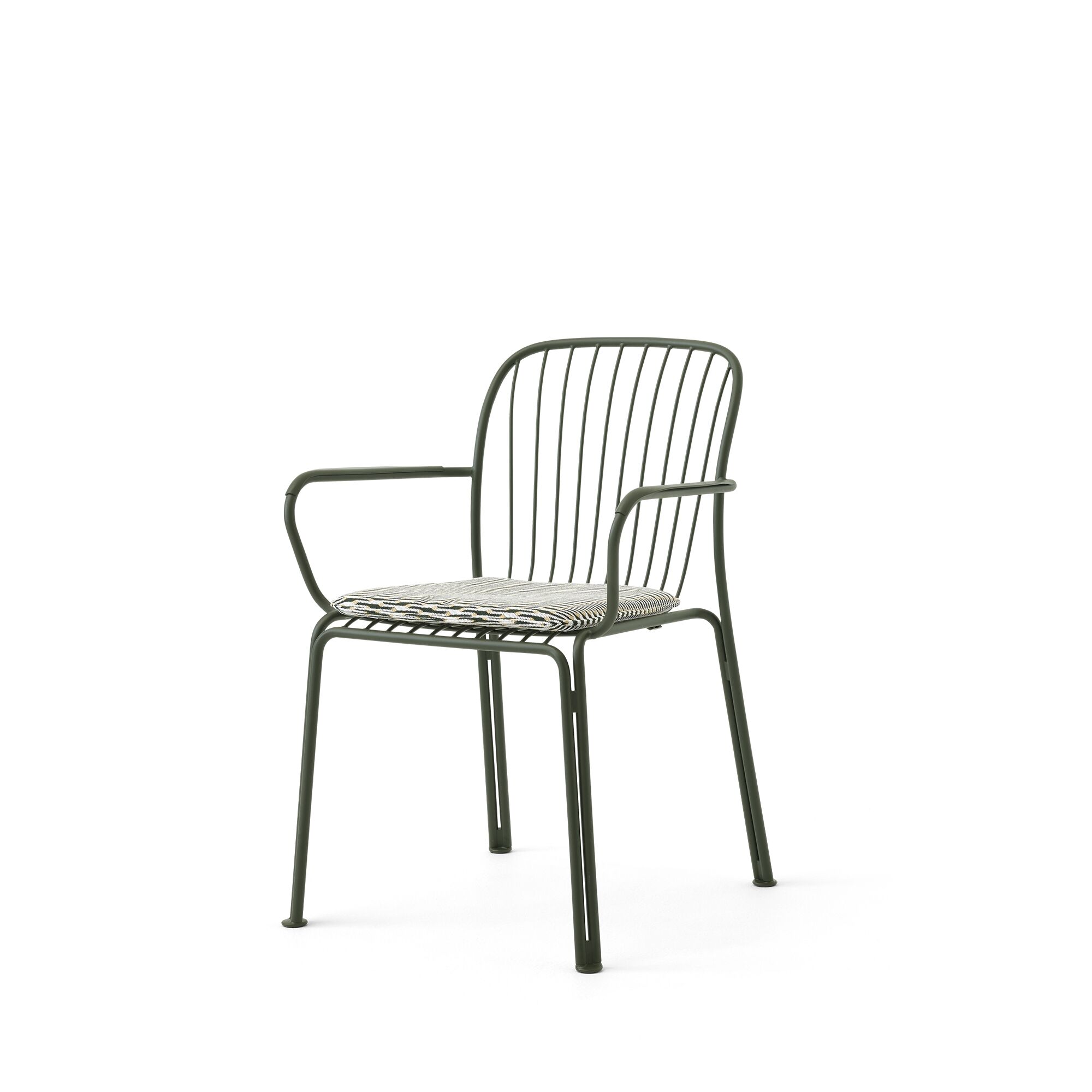 Thorvald SC95 Chaise de Salle à Manger avec Accoudoirs Bronze Vert