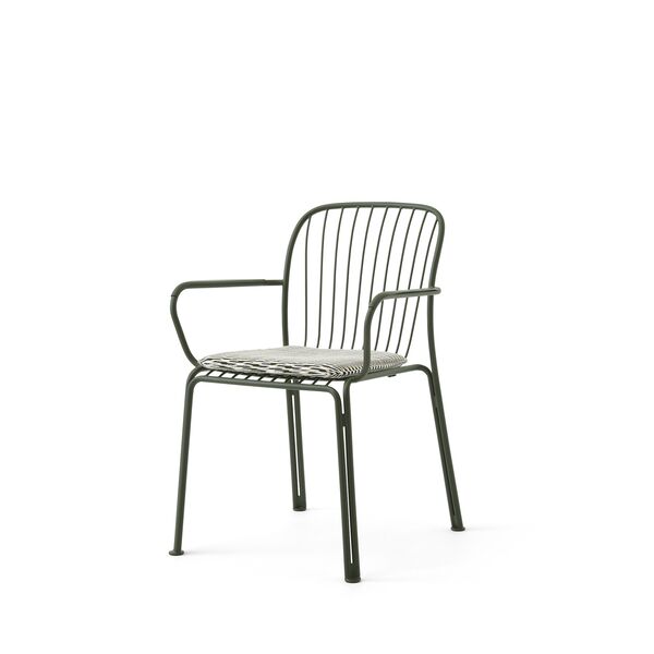 Thorvald Havestol Med Armlæn SC95 Bronze Green