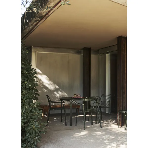 Thorvald SC95 Dining Chair With Armrests Bronze Green