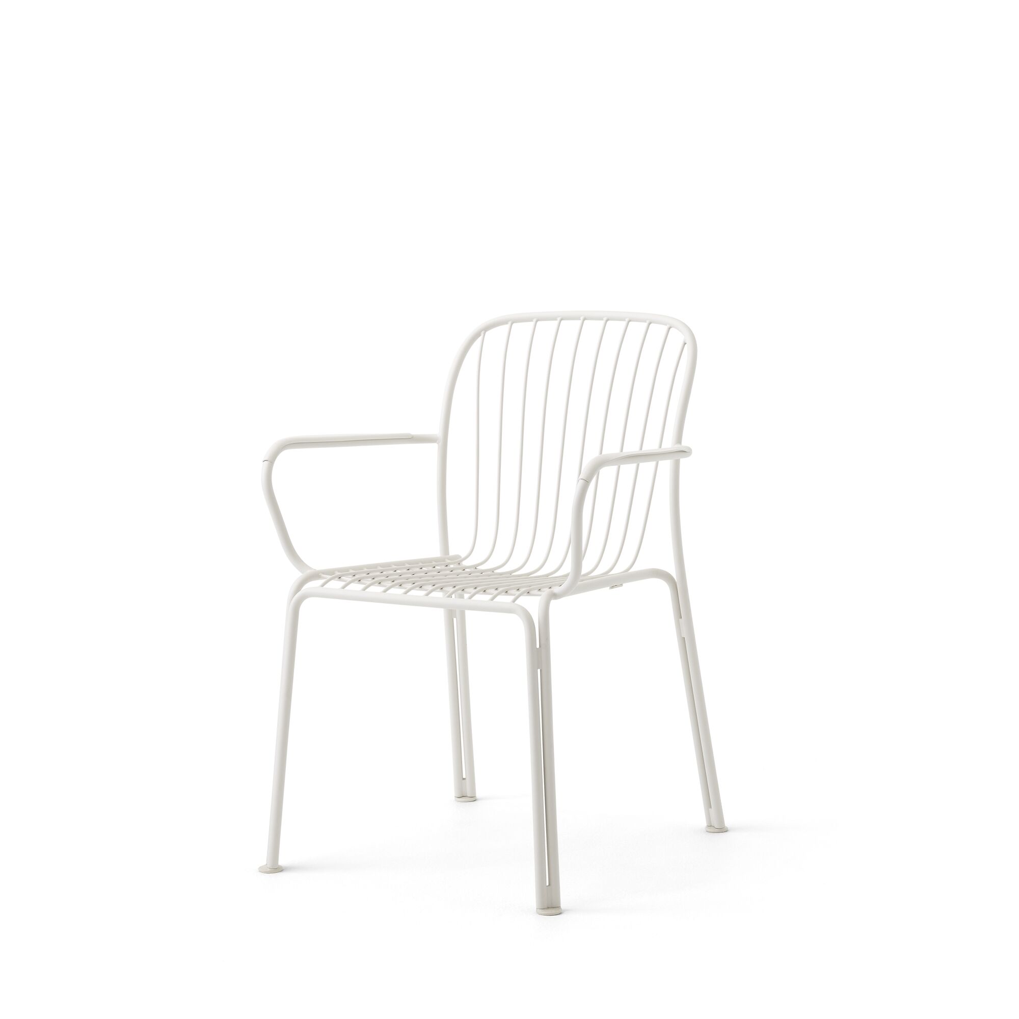 Thorvald SC95 Chaise de Salle à Manger avec Accoudoirs Ivoire