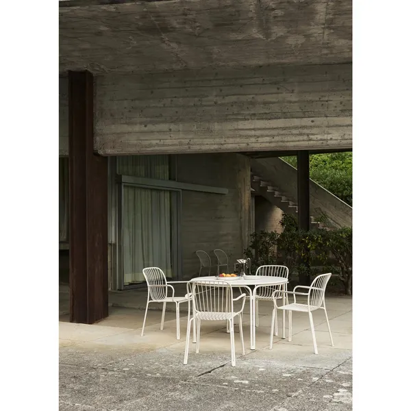 Thorvald SC95 Dining Chair With Armrest Ivory