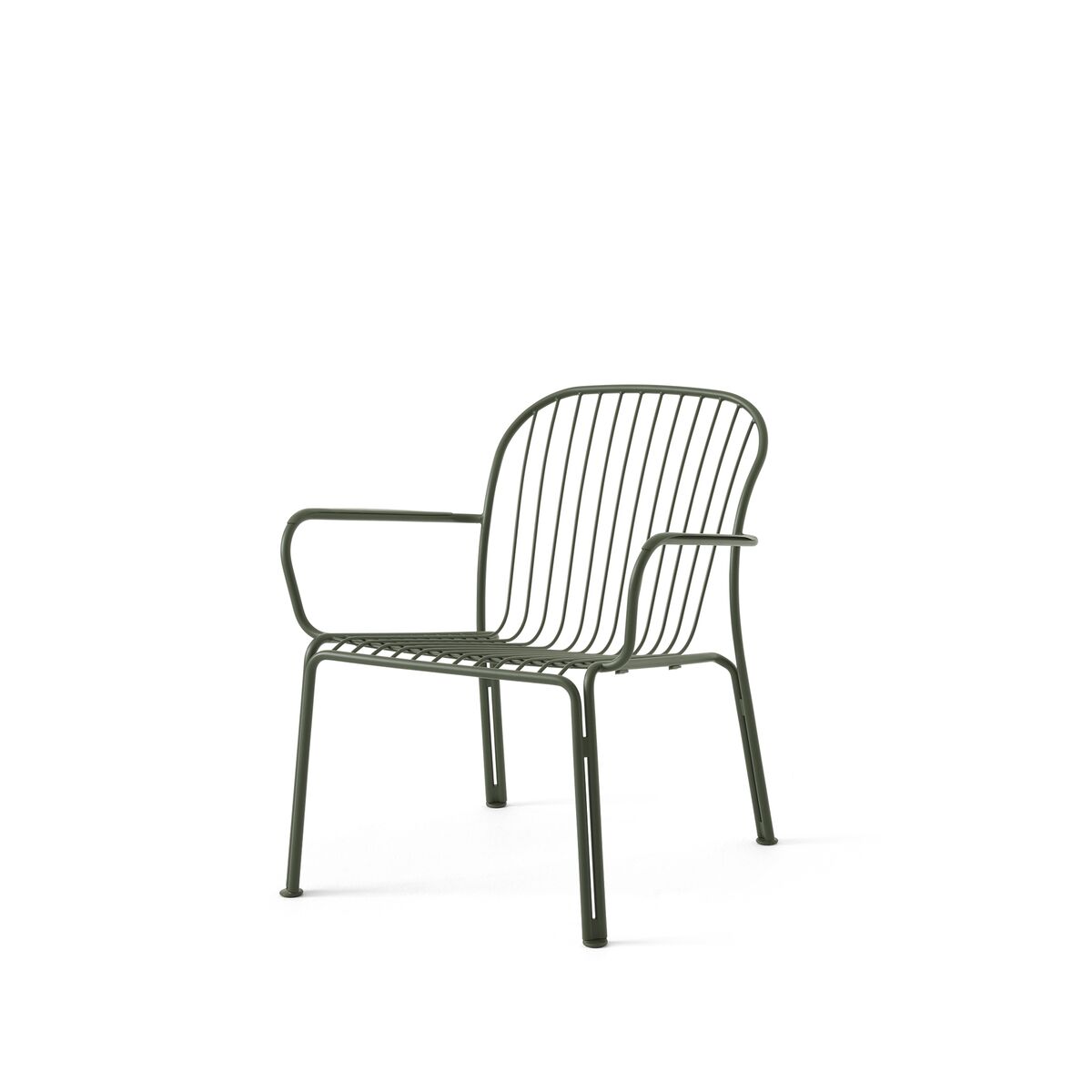 Poltrona da Esterno Thorvald con Braccioli SC101 Verde Bronzo
