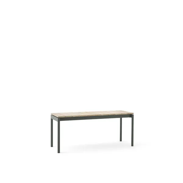 Ville AV27 Outdoor Bench Small 110x40 Bronze Green
