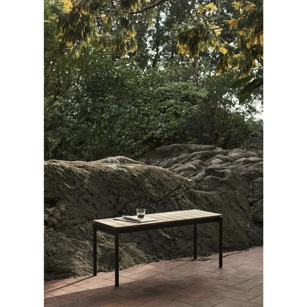 Ville AV27 Outdoor Bench Small 110x40 Warm Black