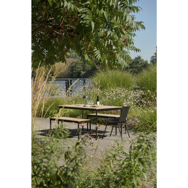 Ville AV27 Outdoor Bench Small 110x40 Warm Black