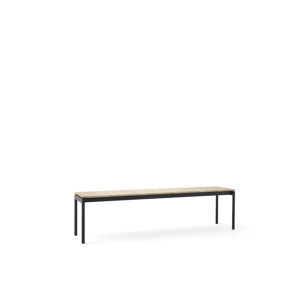 Ville AV28 Utomhusbänk Stor 180x40 Svart