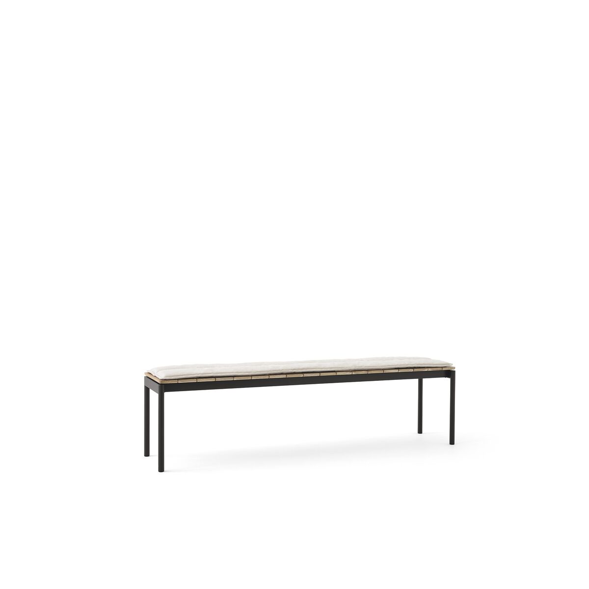 Ville AV28 Utomhusbänk Stor 180x40 Svart