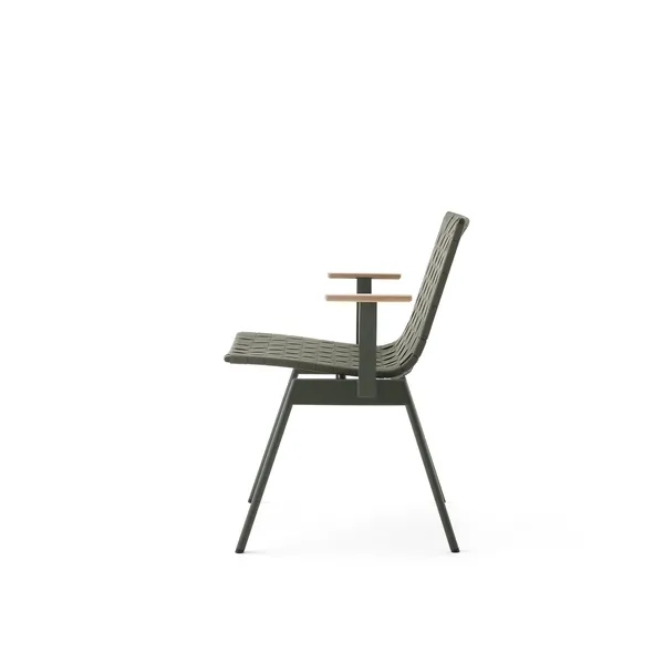 Ville AV34 Outdoor Chair With Armrests Bronze Green