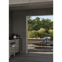 Ville AV26 Outdoor Dining Table Large 220x90 Warm Black