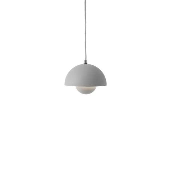 Flowerpot VP10 Lampa Wisząca Matowy Jasnoszary