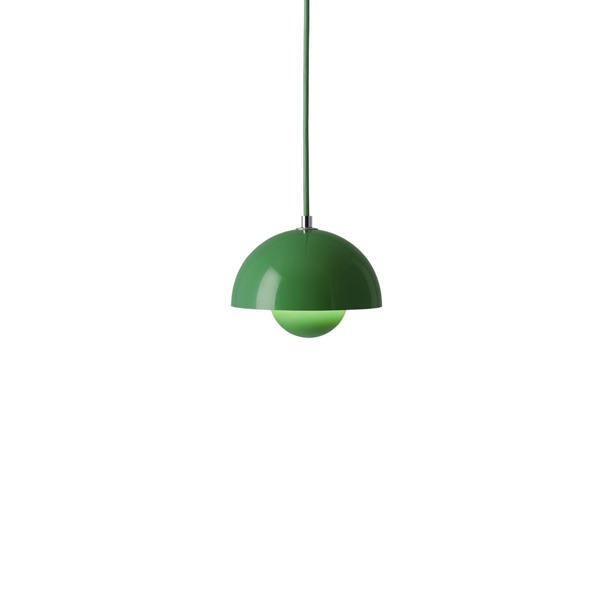 Flowerpot VP10 Pendant Signal Green