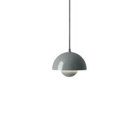 Flowerpot VP10 Pendelleuchte Steinblau