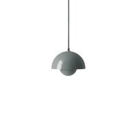 Flowerpot VP10 Pendelleuchte Steinblau
