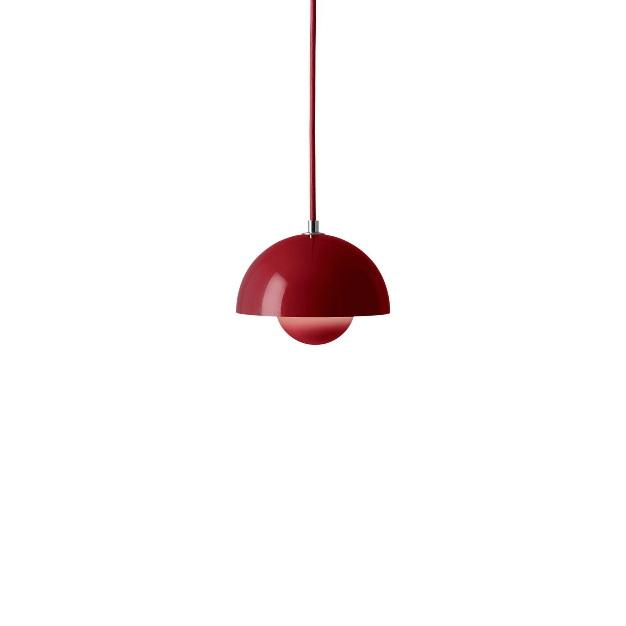 Flowerpot VP10 Suspension Rouge Vermillon
