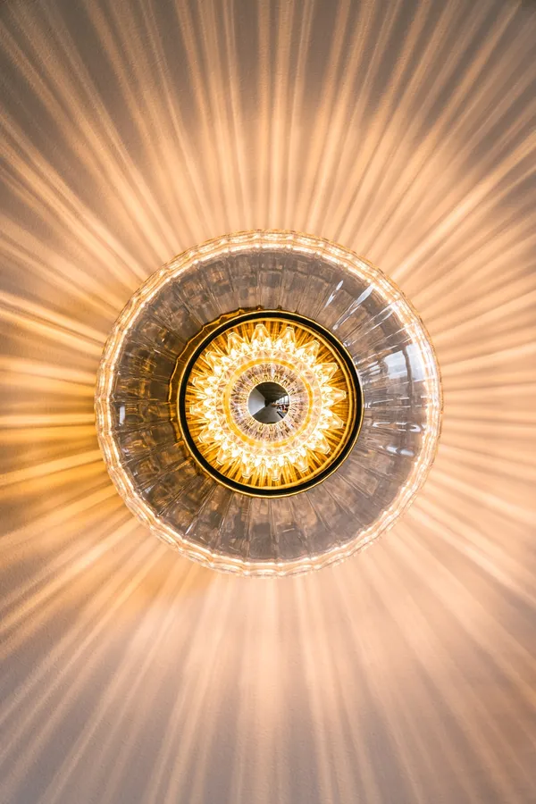 New Wave Optic Wandlampe Transparent