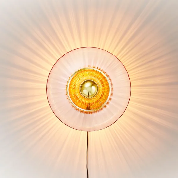 New Wave Optic Wandlampe Rosa