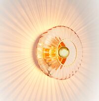 New Wave Optic Wandlampe Rosa