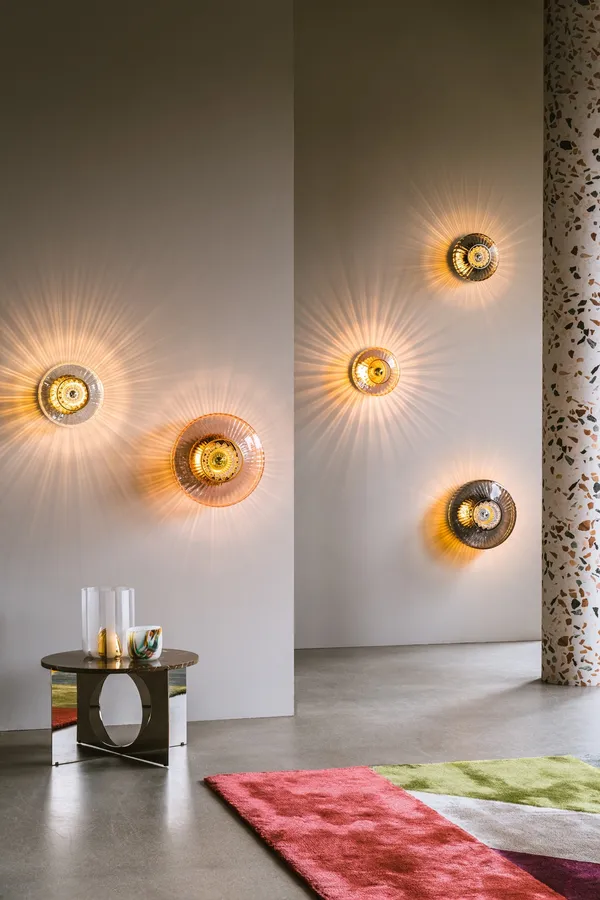 New Wave Optic Wandlampe Rosa