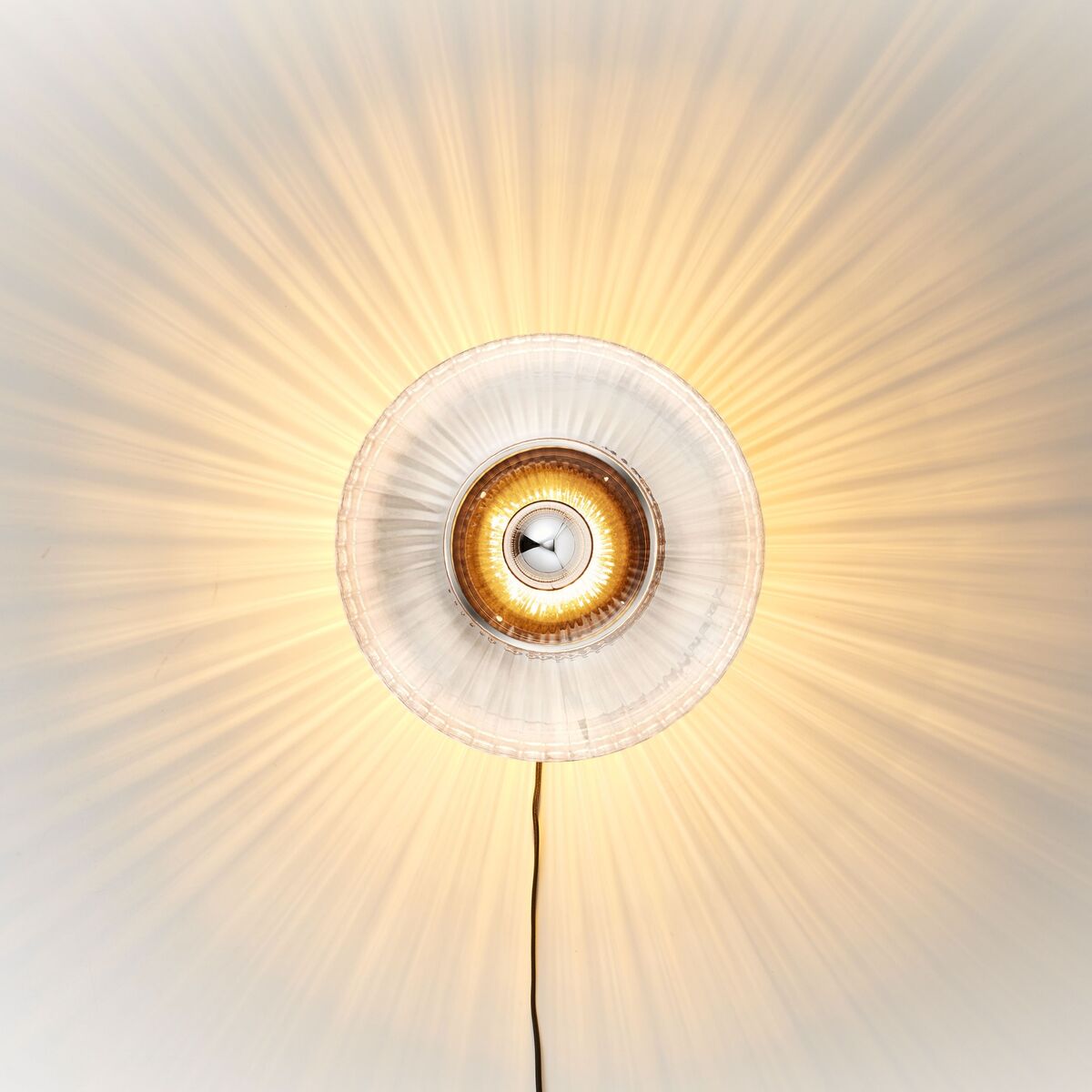 New Wave Optic XL Wall Lamp Transparent