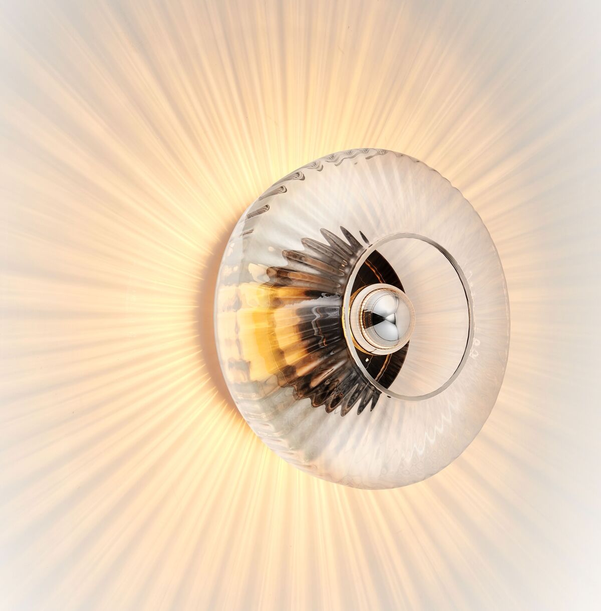 New Wave Optic XL Wall Lamp Transparent