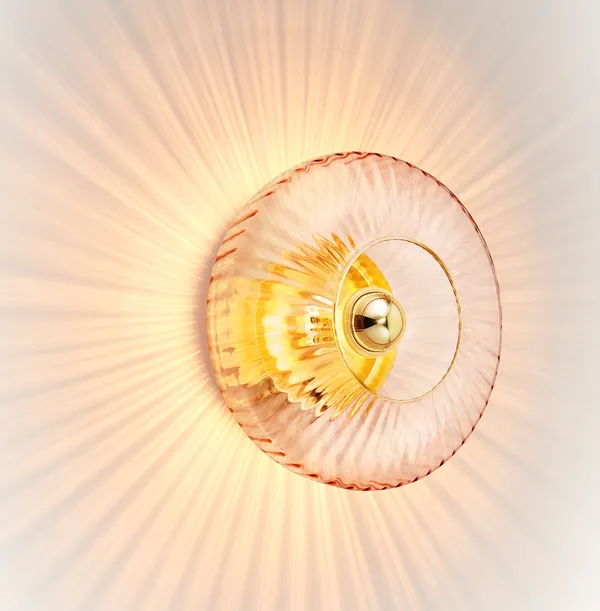 New Wave Optic XL Wall Lamp Rosa