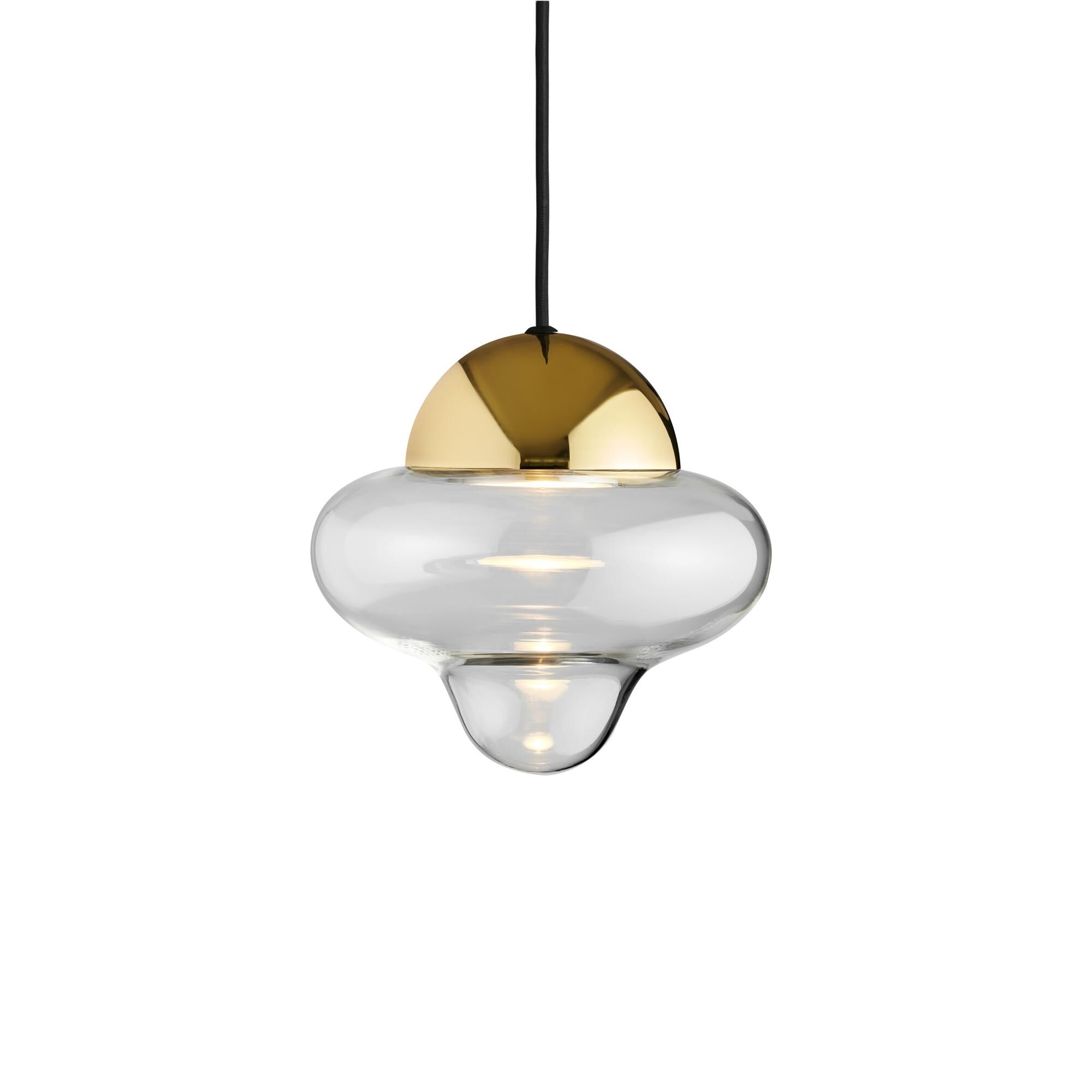 Suspension Nutty, , Transparent/doré