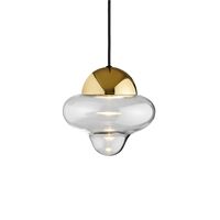 Nutty Pendant Clear/Gold