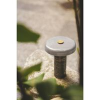 Trip Tragbare Lampe Carrara-Marmor/Glänzender Opal
