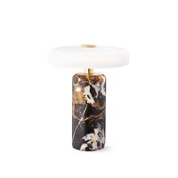 Trip Portable Lamp Dark Clay Marble/ Matt Opal