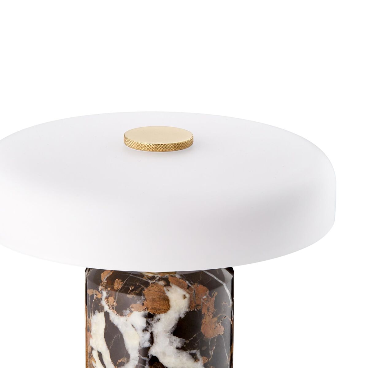 Trip Portable Lamp Dark Clay Marble/ Matt Opal