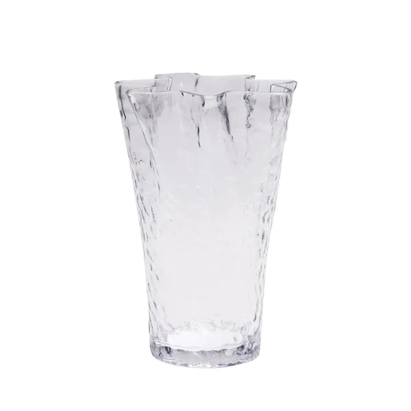 Ruffle Vase Clear