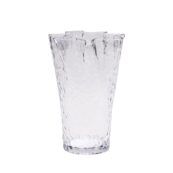 Rüschenvase Klar