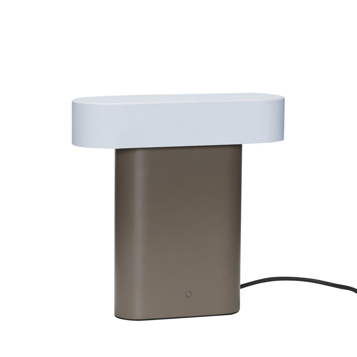 Sleek Table Lamp Brown/ Light Gray