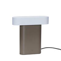 Sleek Table Lamp Brown/ Light Gray