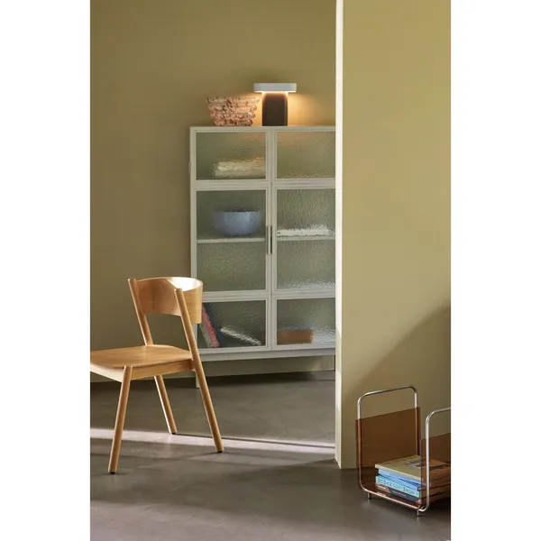 Sleek Table Lamp Brown/ Light Gray