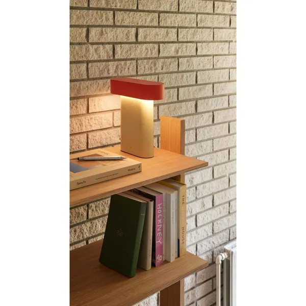 Sleek Table Lamp Green/ Red
