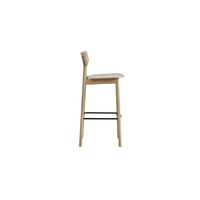 Soma Barstool White Pigmented Lacquered Oak