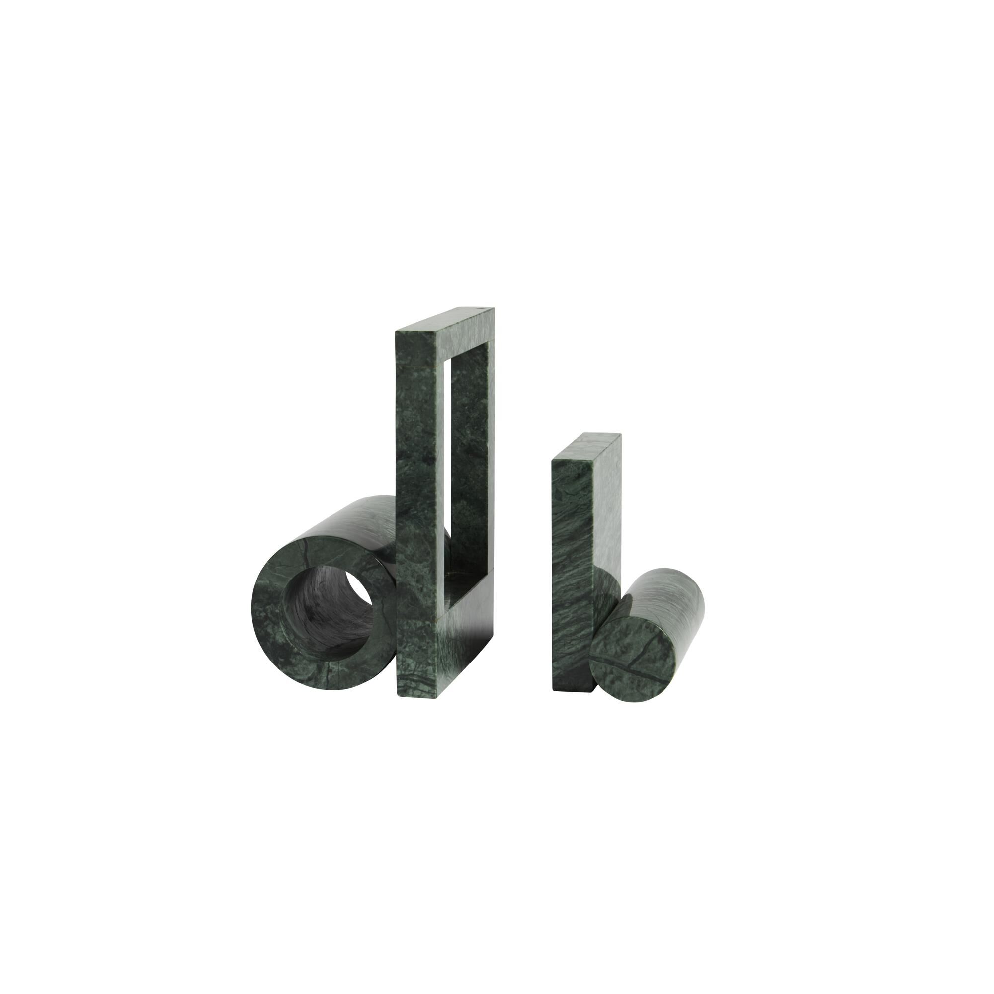 Booknd Sculpture Lot de 2 Vert