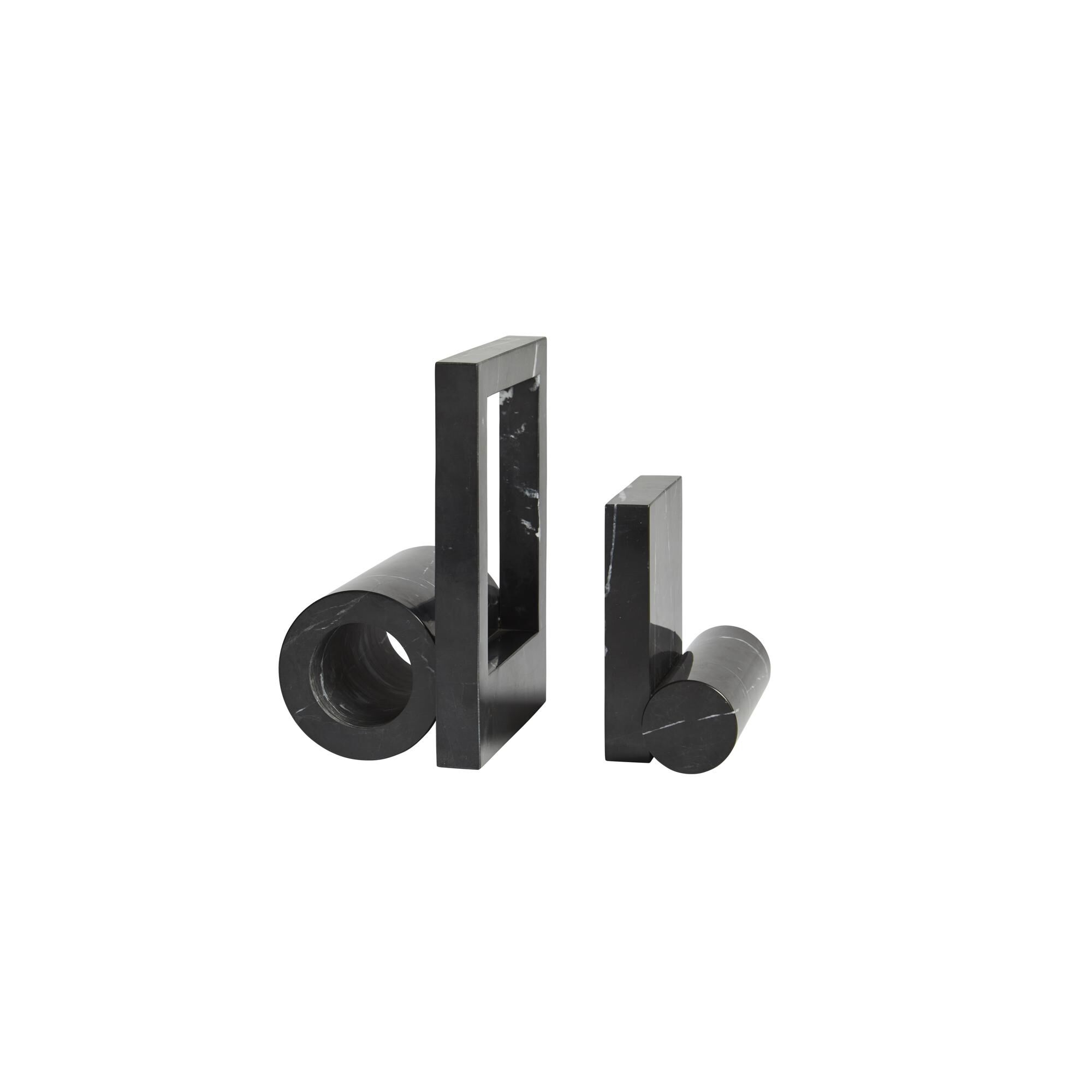 Booknd Sculpture Lot de 2 Noir