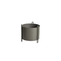 Pedestal Plant Pot Small Taupe