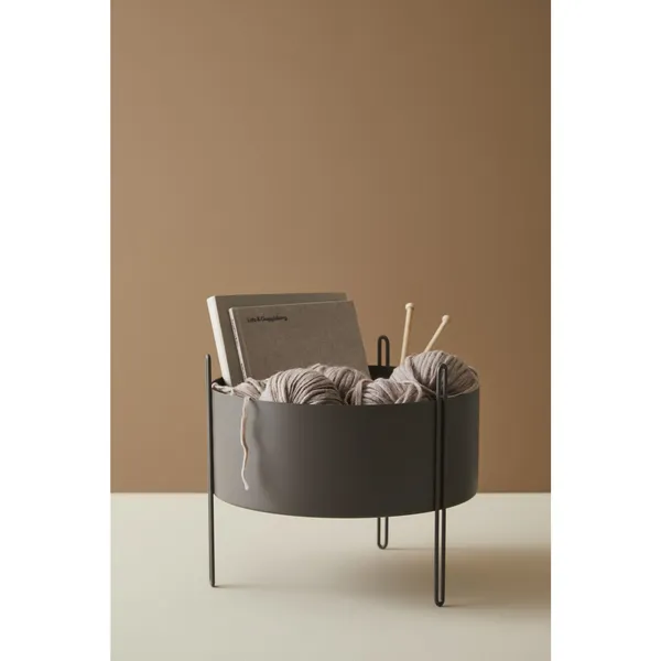 Pidestall Plantepotte Medium Taupe