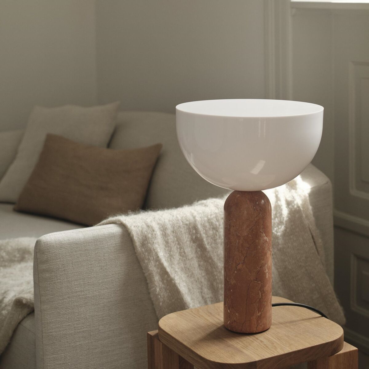Kizu Table Lamp Breccia Pernice Large