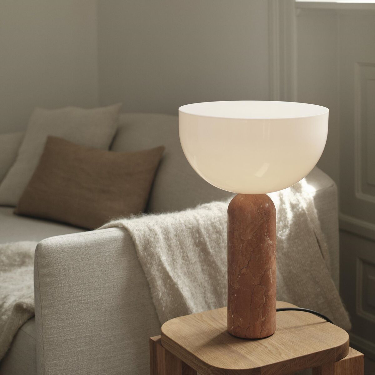 Kizu Table Lamp Breccia Pernice Large