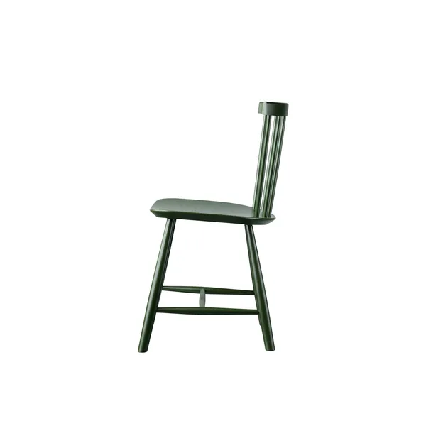 J46 Dining Table Chair Bottle Green
